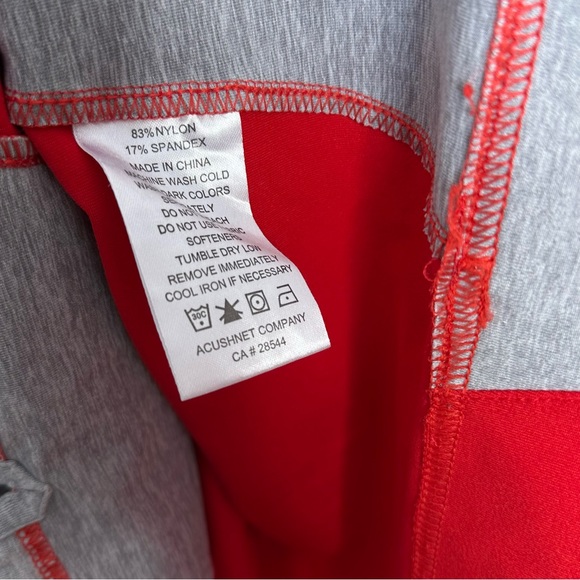 Footjoy Mens L Golf Pullover 1/4 Zip Red Gray Performance Stretch Long Sleeve - Picture 5 of 9